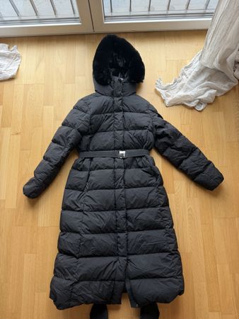 Daunenmantel 67N Ahkka schwarz Grösse 44