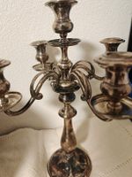 Grand Chandelier / Candélabre 5 branches Argenté "August Wel