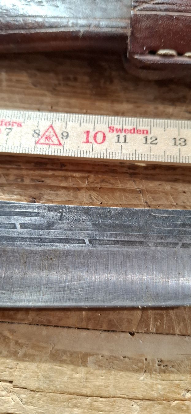 Posate: Handgemachtes Messer mit Geweihgriff. (Forgecraft Carbon) – Usato da Chur venduto da SchmidJose-Carlos 1