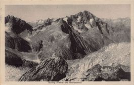 ALPIN: Sonnig Wichel, Bristenstock, Etzlihütte SAC, gel 1920