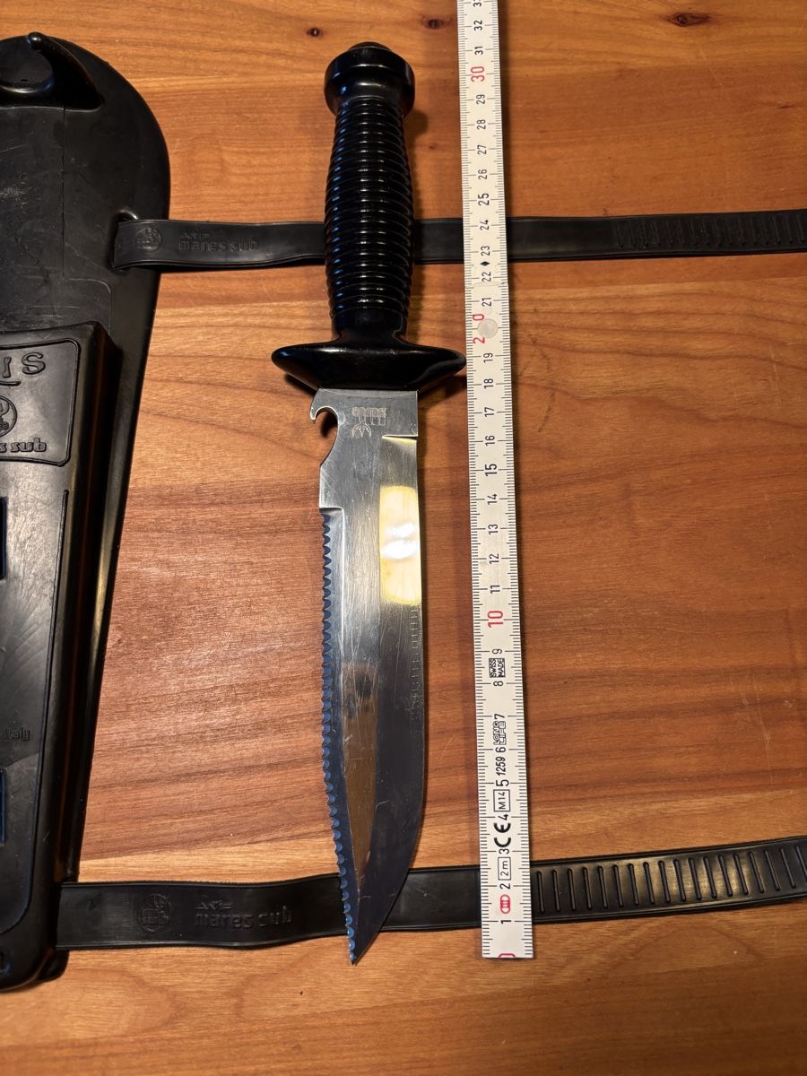 Sonstiges zum Tauchen: Tauchmesser Dolch Tris Mares Sub – Gebraucht aus Oberengstringen von georgefischer2007