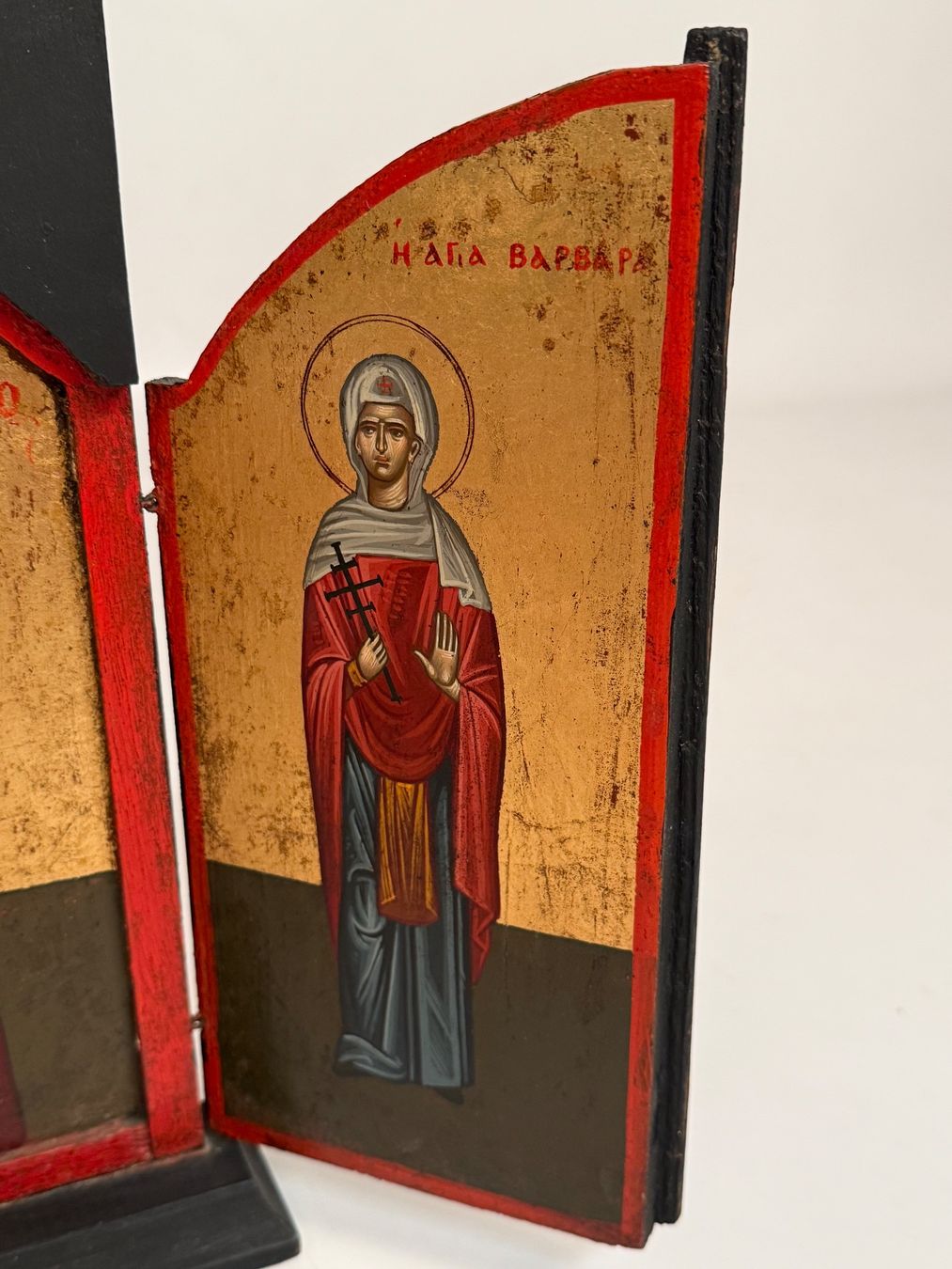 Foto & Immagini: Orthodoxe Klappikone Triptychon mit Heiligen – Usato da Itingen venduto da uhu777 3