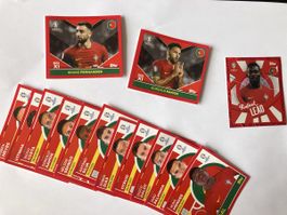 Topps Portugal Panini EURO 2024 Sticker Set
