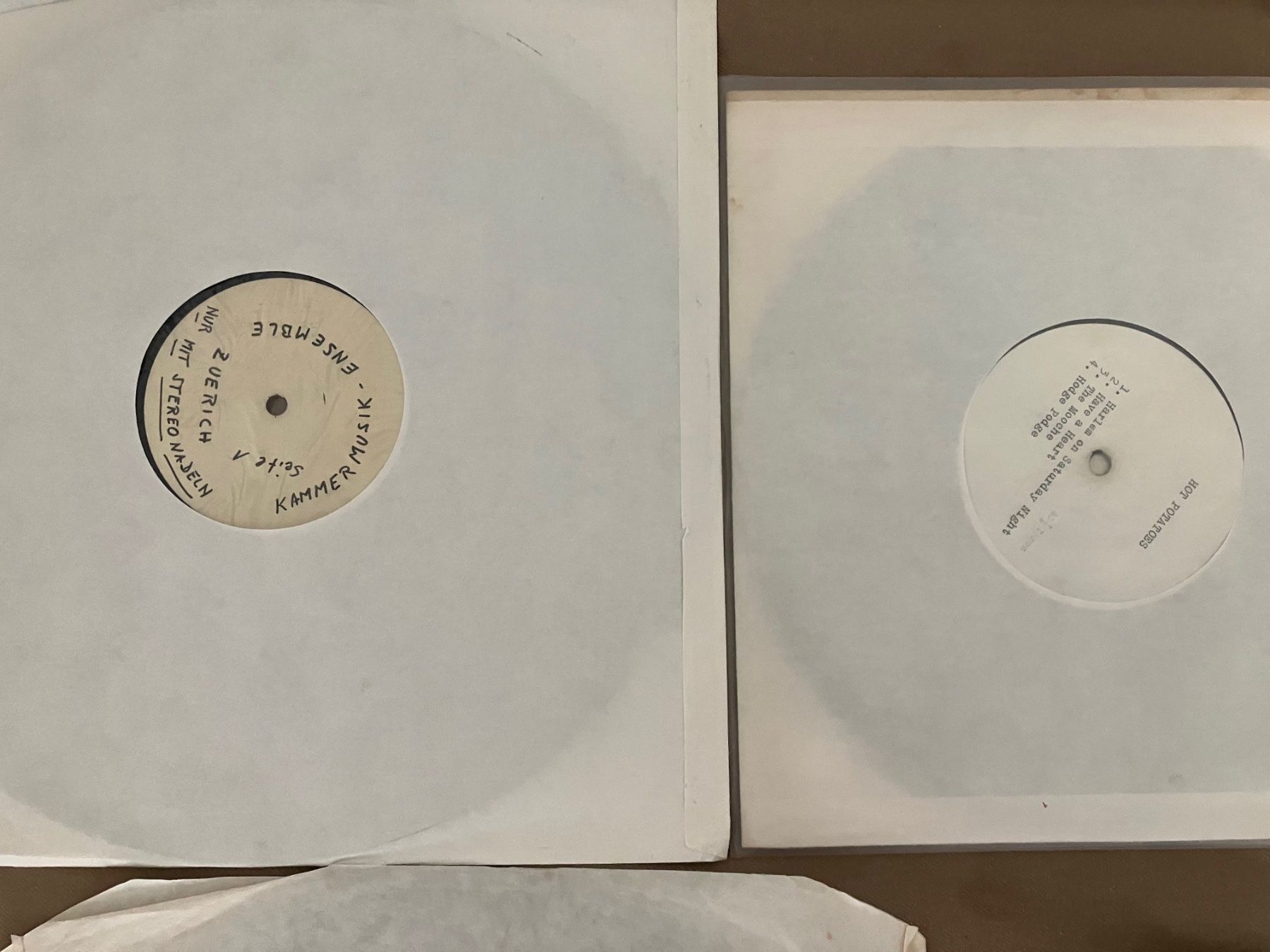 Dischi in vinile: Testpressungen / Einzelanfertigungen Vinyl Sammlung – Usato da Zürich venduto da Sophierecords 5