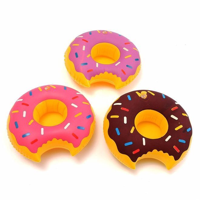Schwimmbad: 9 VERSCHIEDENE aufblasbare Getränkehalter Summer Time Pool – Neu und originalverpackt aus Wattwil von coffee2000 3