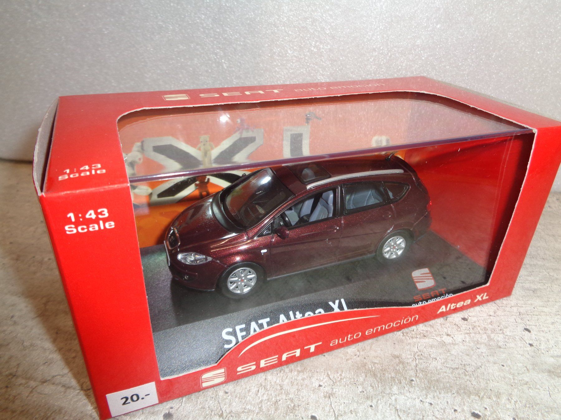 Seat Modellini d'auto: Fischer 1:43 Seat Altea XL – Nuovo e nell'imballaggio originale da Reconvilier venduto da rallycar 2