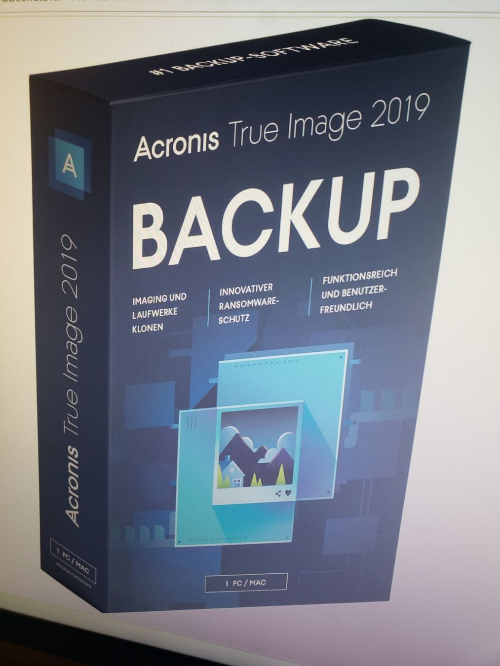 Chiavette USB: Acronis True Image 2019 Dauerlizenz 1 Gerät mit USB STICK – Nuovo e nell'imballaggio originale da Rümlang venduto da Sabado