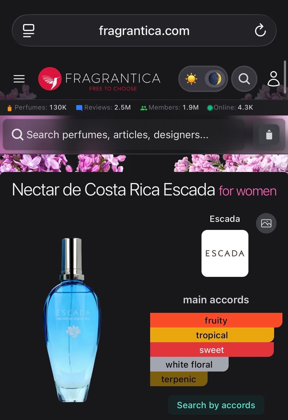 Escada Profumi & Eau de Toilette: ESCADA Nectar de Costa Rica EDT 2ml. Abfüllung – Usato da Zürich venduto da deruja 4