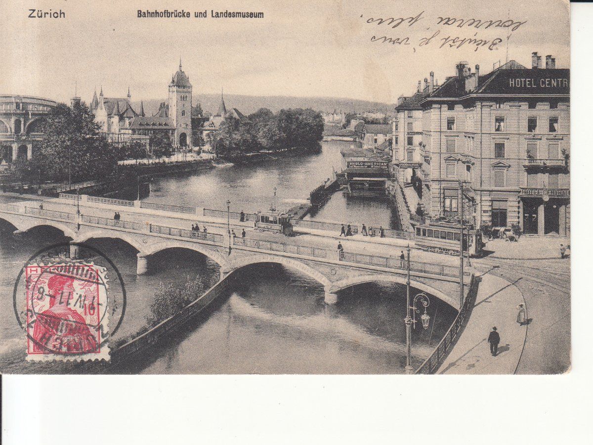 Cartoline postali: Zürich 1911 – Usato da Bürglen TG venduto da StampGraf