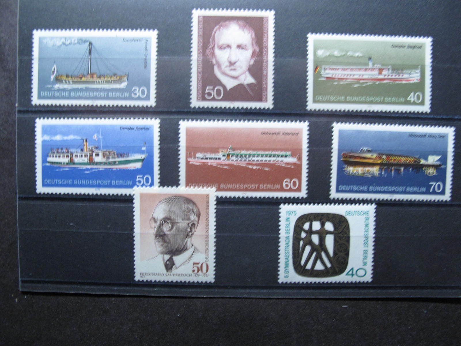 Alle Briefmarken: Berlin 1975 Jahresausgabe ** – Gebraucht aus Wil SG von fva01 1