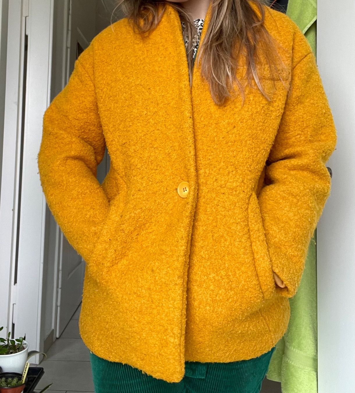 Mango Giacche: Trendige Übergangsjacke, Senfgelb, Grösse S – Usato da Winterthur venduto da maclili 1