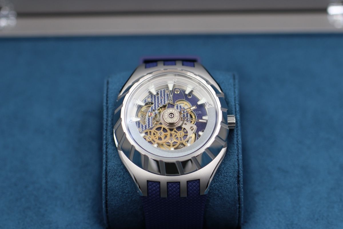 Swatch Orologi: Swatch Flymagic Blue Hawk Limited 52/500 Automatic NEU – Nuovo (secondo la descrizione) da Chavannes-de-Bogis venduto da ale_zp56