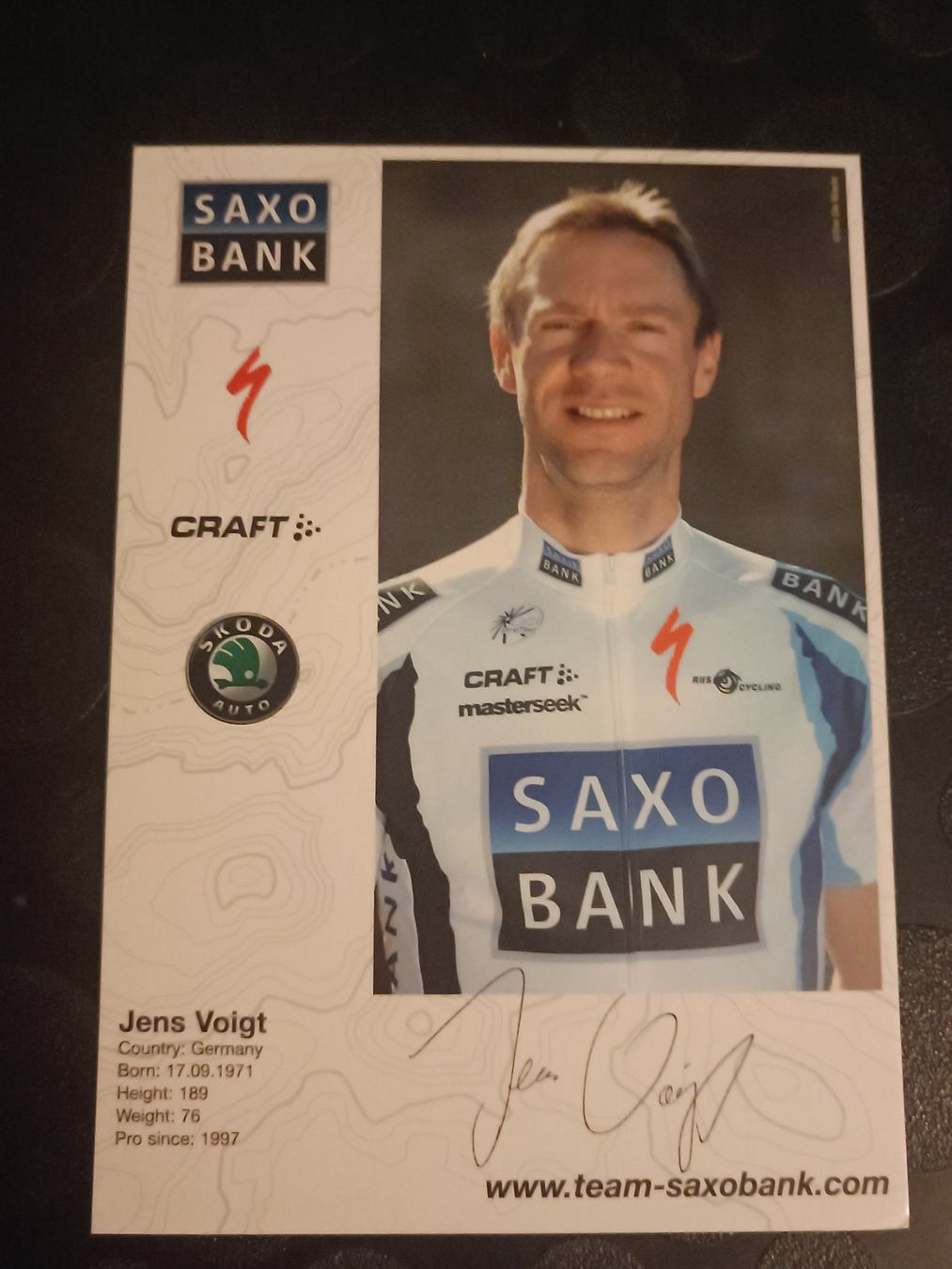 Autogramme: Jens Voigt - handsignirt – Gebraucht aus Menziken von Artographs 1