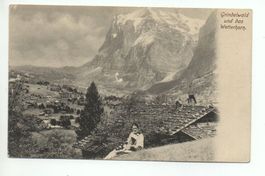 GRINDELWALD Wetterhorn - Frau in Tracht