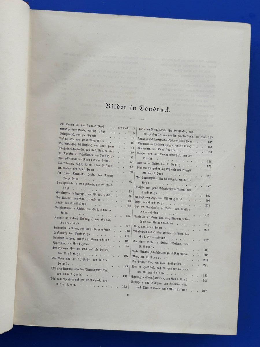 Libri: Das Schweizerland. Eine Sommerfahrt durch Gebirg und Thal. – Usato da Adliswil venduto da buch_und_kunst 3