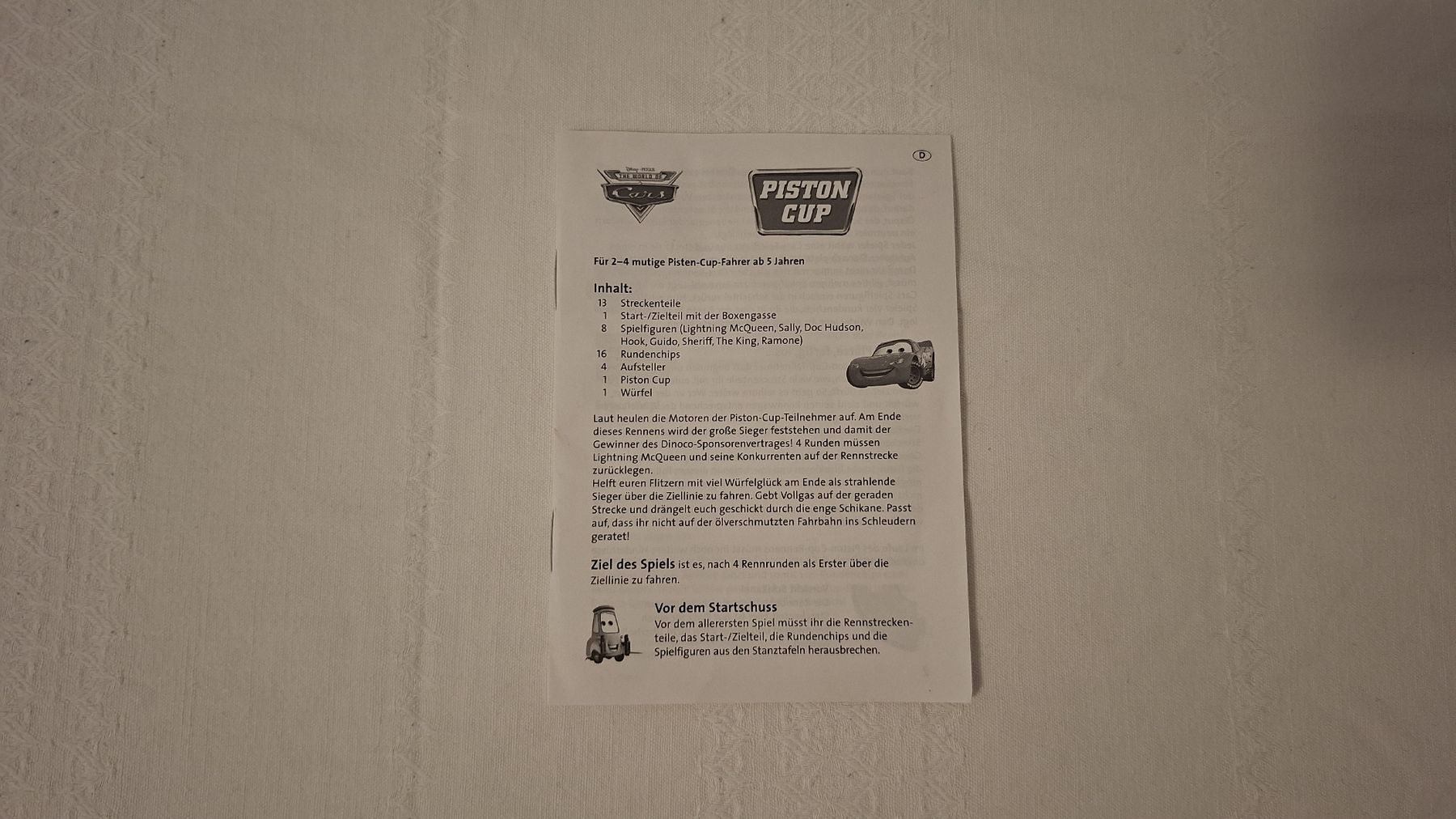 Ravensburger Jeux: Cars "Piston Cup" (Neu) – Neuf (Voir description) à Cham par Fritzzz29 2