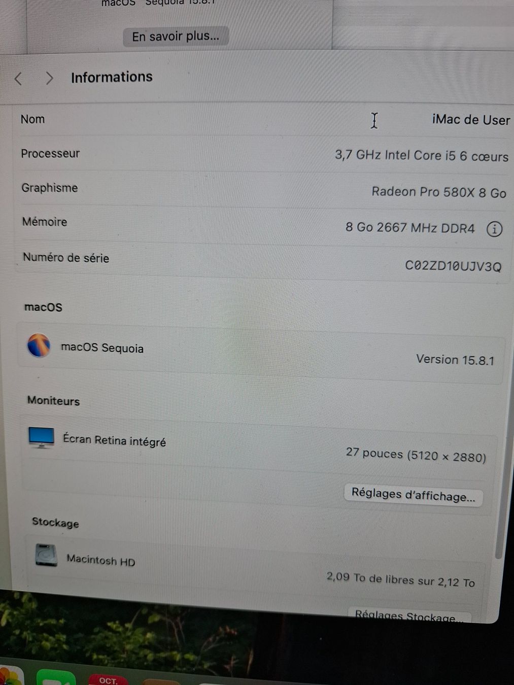 Apple PCs: iMac 2019 27" – Gebraucht aus Renens VD von jea_mv2h 3