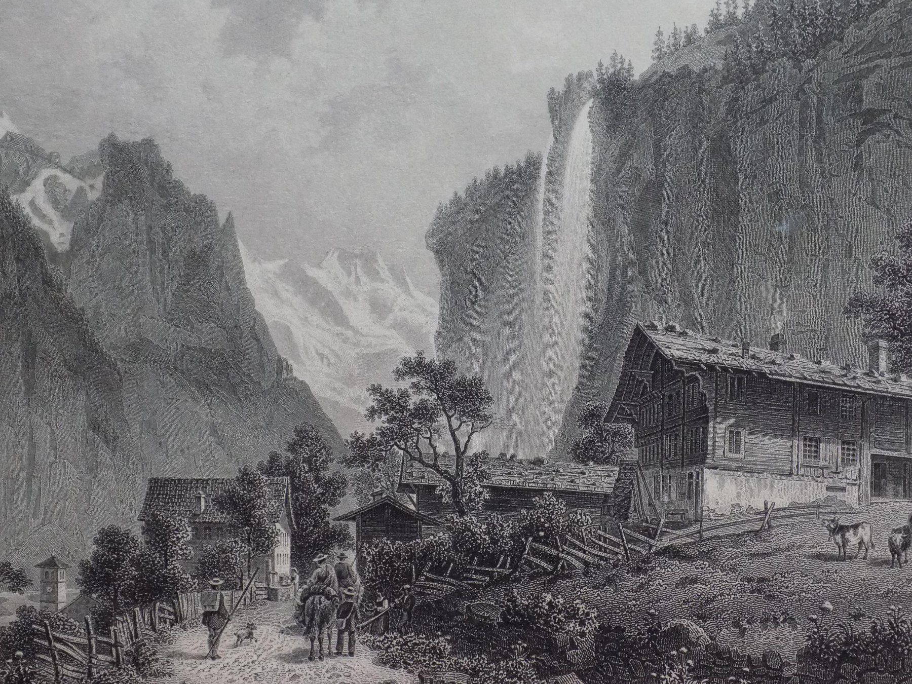 Gravures: Lauterbrunnen Staubbach – D'occasion à Risch par Rischli15 1