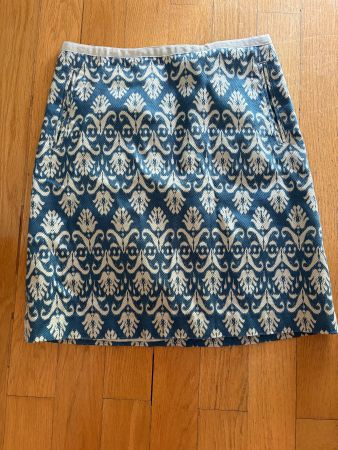 Designer Jupe Rock Blau grau Kew 38/40