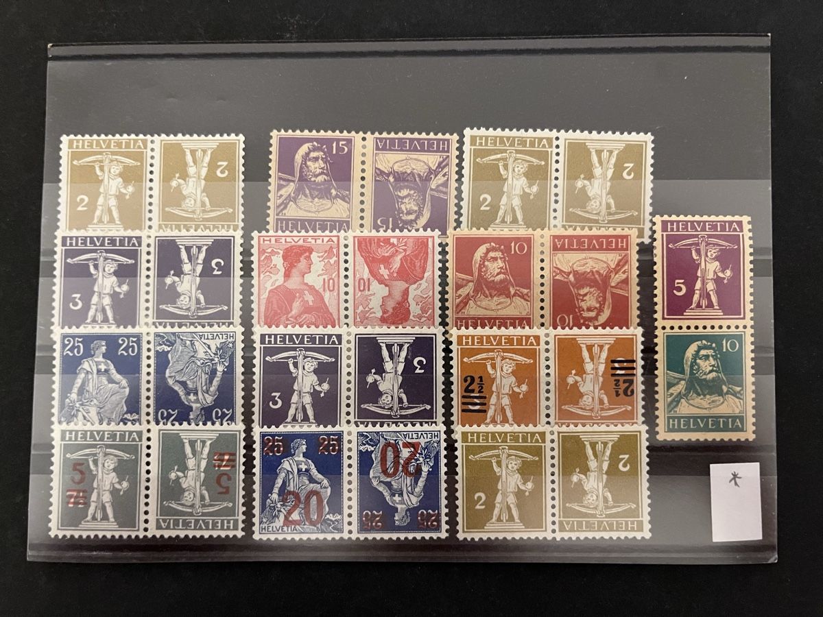 Alle Briefmarken: LOT Kehrdrucke Neufs  – Gebraucht aus Sottens von thigroux