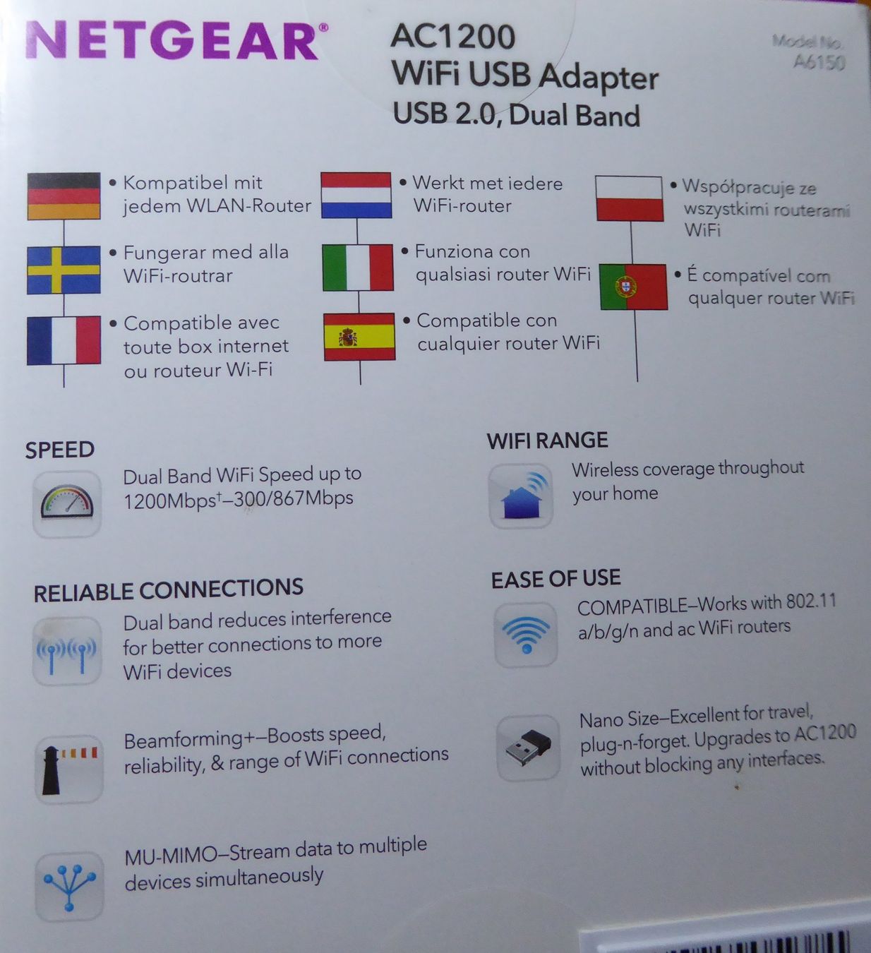 Dual Unità & Adattatore: Netgear WiFi USB Adapter USB 2.0 Dual Band – Usato da Spreitenbach venduto da Turbo_1105 1