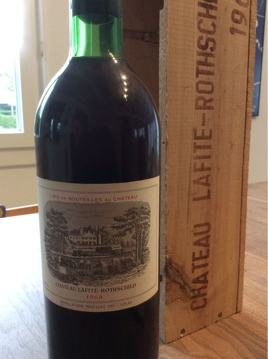 Lafite Rothschild Vino: Chateau laffite Rotschild 1968 – Nuovo e nell'imballaggio originale da Schmitten FR venduto da Moscasto