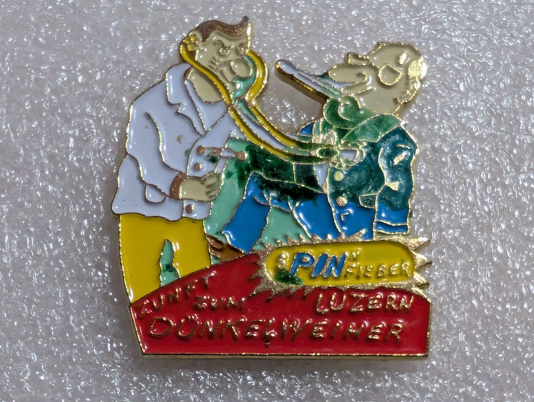 Placchette & Badge: Ansteckpin 224: Pin Fieber – Usato da Oppligen venduto da Pin-Fall-Shop