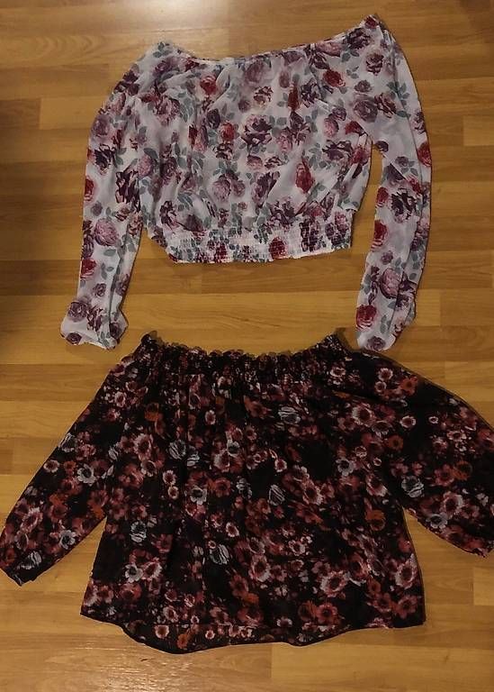 Camicette: 5 blumen blousen transparent gr. M – Usato da Mörschwil venduto da nvcmi 3