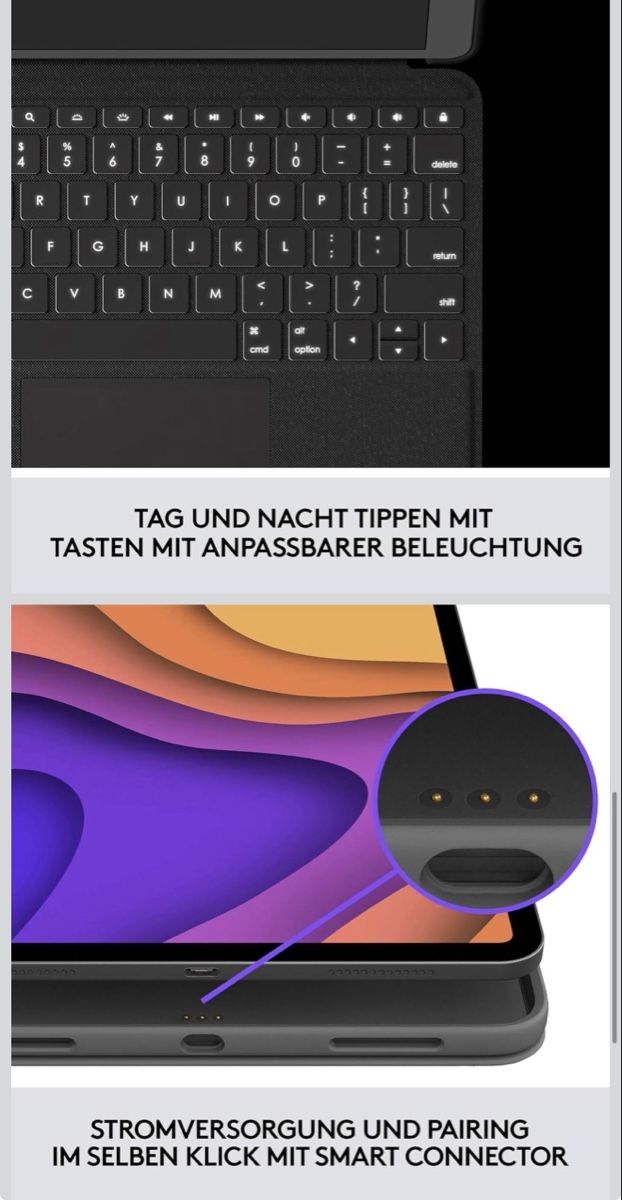 Logitech Tastaturen: Logitech Folio Touch - IPad Tastatur – Neu (gemäss Beschreibung) aus Staufen von dani1313ch 5