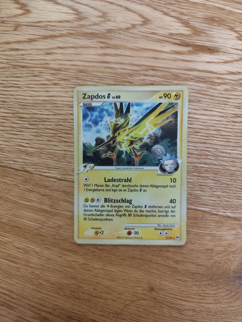 Pokémon Sammelbilder & Trading cards: Pokemon Zapdos G LV. 60 Arceus vintage holo – Gebraucht aus Winterthur von SMOKY062