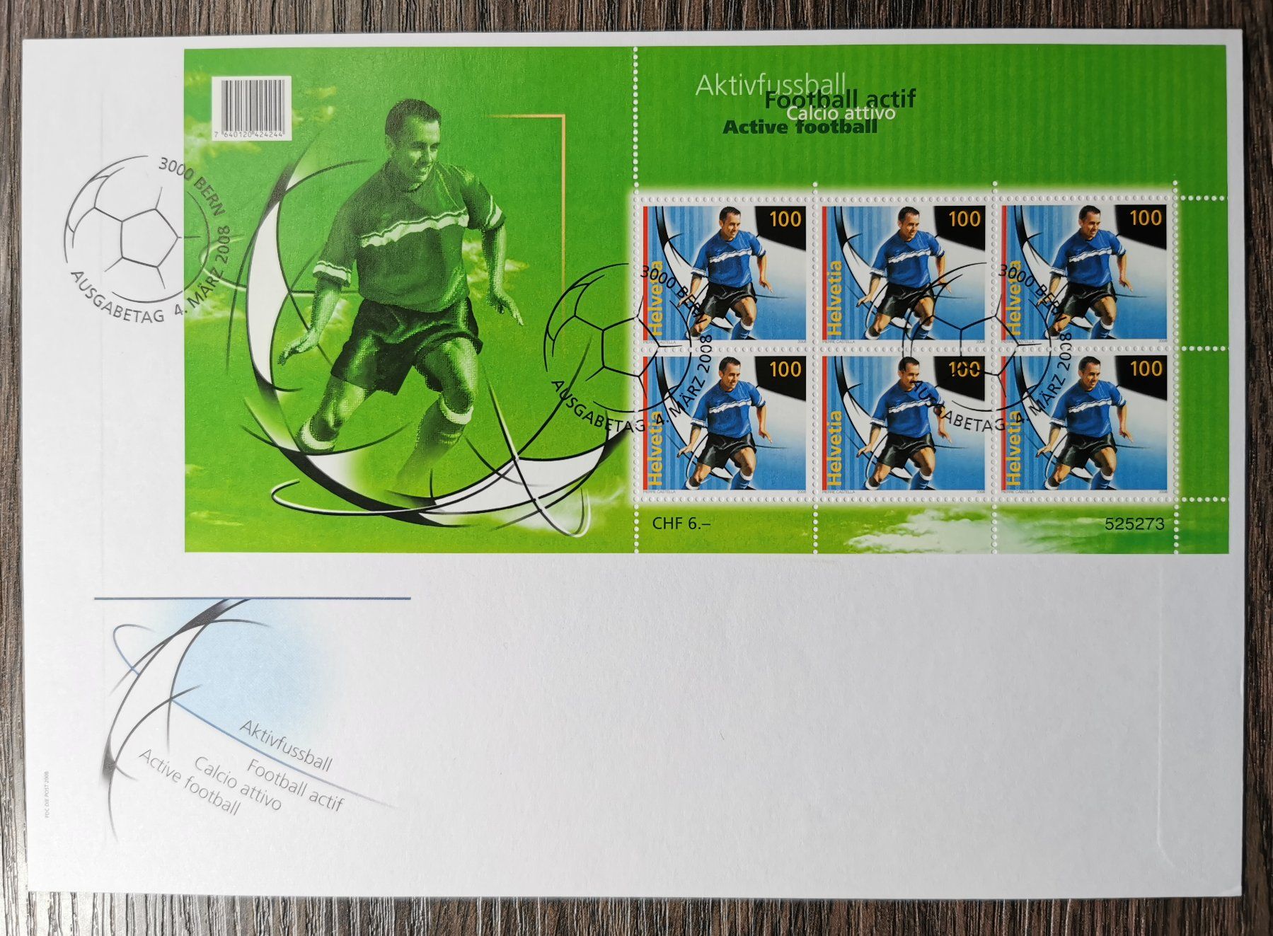 Tutti i francobolli: TR11 Enveloppe + Timbre Suisse 2008 – Usato da Cousset venduto da Patrick_Collections