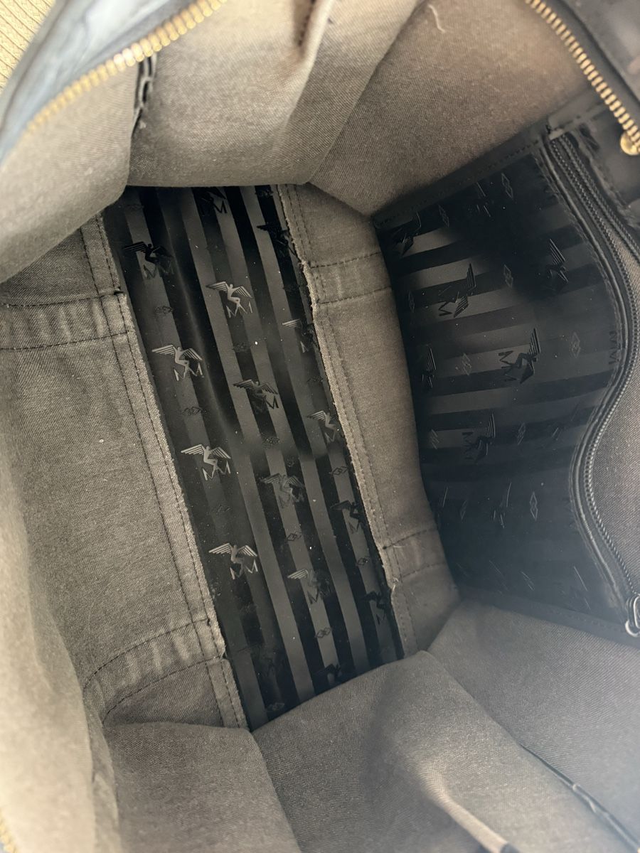 Maison Mollerus Taschen für Damen: Schwarze MM Leder Tasche – Gebraucht aus Seon von viki.1 3