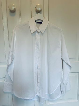 WEITE, WEISSE BLUSE IN XS, FITS M