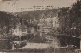 BASSINS du DOUBS - Hôtel côté Suisse - 1913