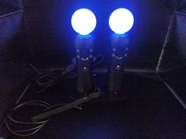2x Original Sony PS Move Motion Controller V2 / VR PS4 PS5