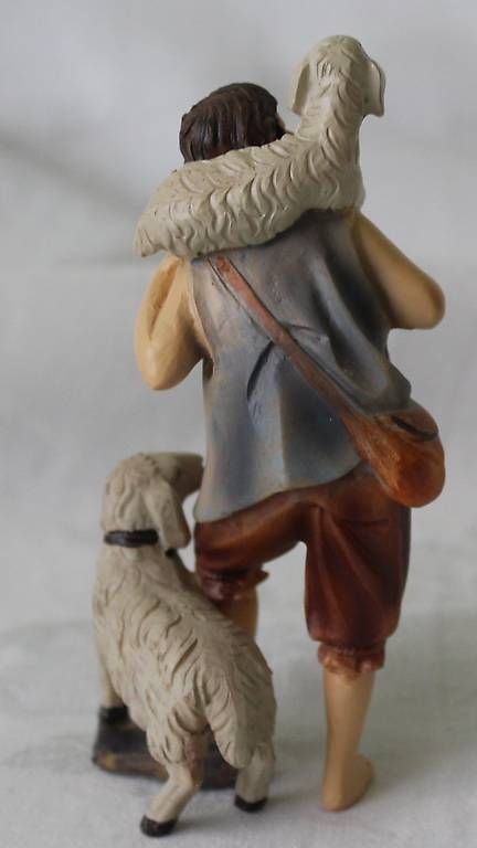 Figuren: Hirte mini mit Schaf und Lamm – Gebraucht aus Moosseedorf von Tigerlily1 3