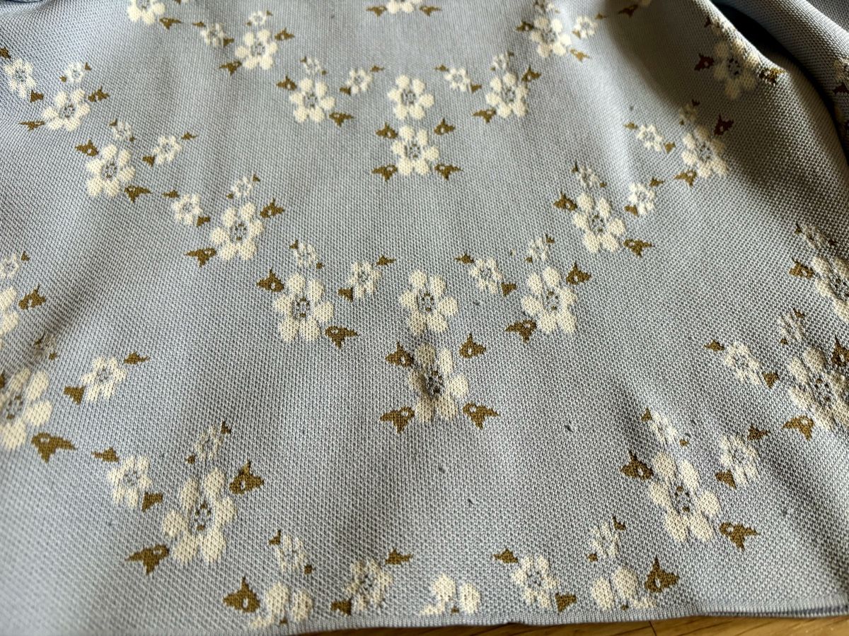 Zara Camicette: Zara Bluse Puffärmel Grösse S Blumenmuster blau – Usato da Baden venduto da Tiffany6878 6