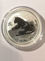 Lunar II Münze Tiger 2010 /2Unzen Silber