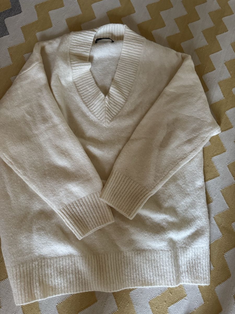 Maglioni & Felpe: MNG Pullover V-Ausschnitt, crème farbig, Neu – Nuovo (secondo la descrizione) da Au ZH venduto da Pulaila2020 2