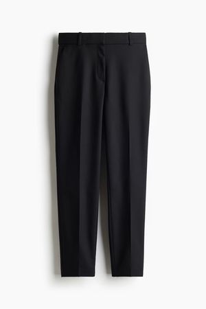H&M knöchellange Businesshose schwarz Gr. 34