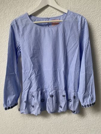 Lieblingsstück Streifen Bluse Gr. 34  mit Stickerei