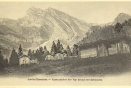 Emmetten NW Kohltal Käsespeicher AlpGrund Repro AK 1902/1984