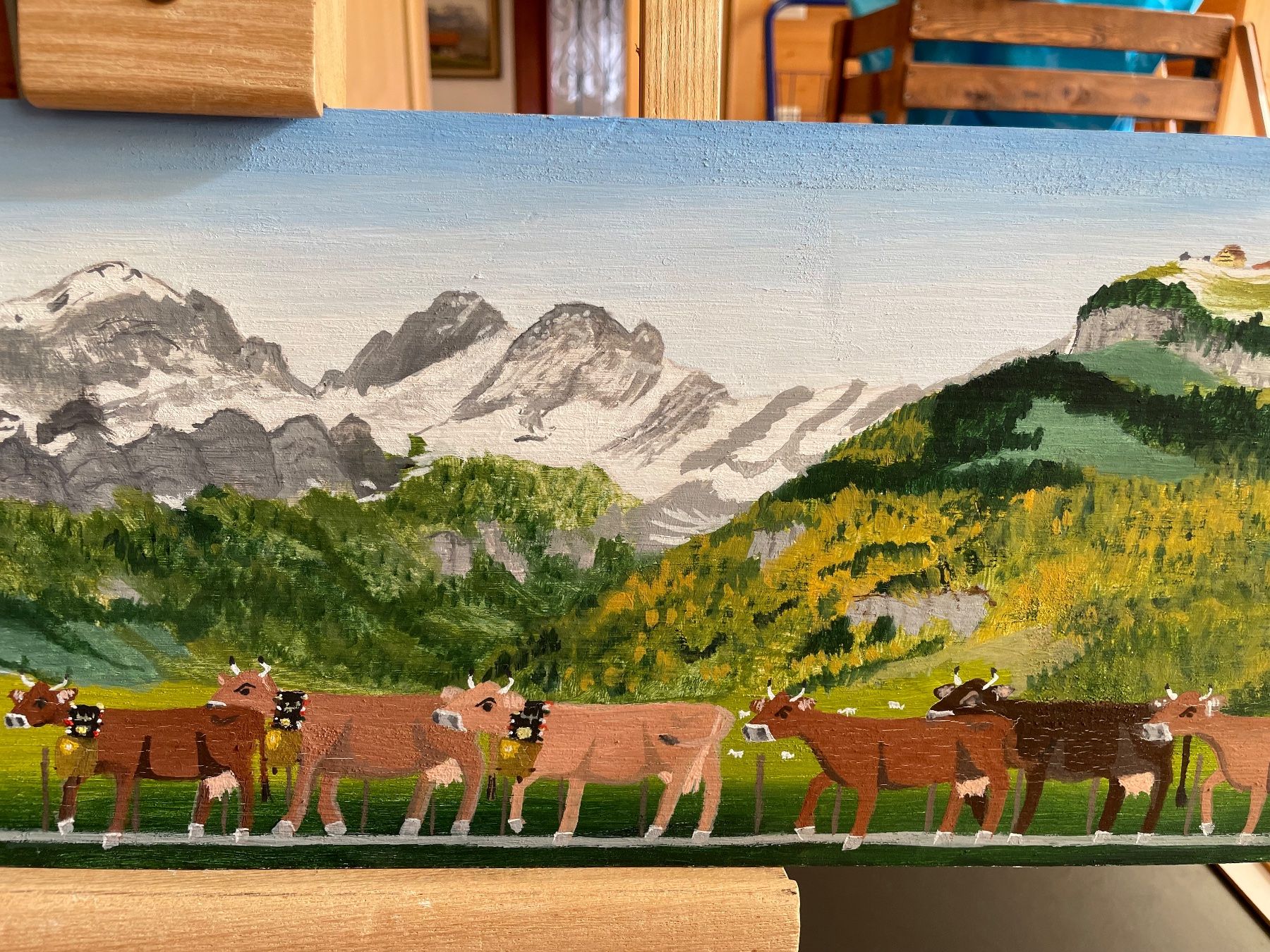 Gemälde: Alpaufzug Marc Trachsler Appenzell – Gebraucht aus Appenzell Steinegg von trachsler1978 2