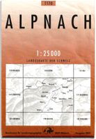 Swisstopo-Karte 1:25'000 1170 Alpnach