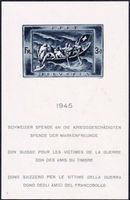 1945, Spendeblock Nr. W21 postfr.**, mit gelber Gummierung.