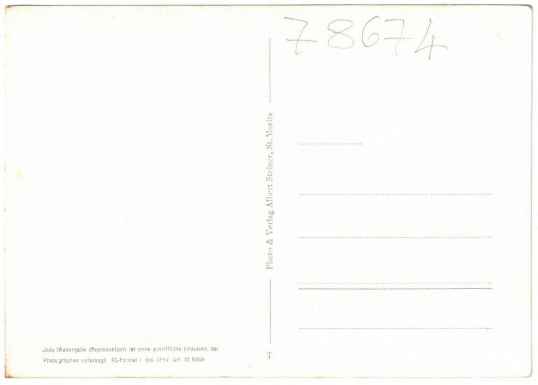 Cartoline postali: St. Moritz - Skilift Corviglia – Usato da Binningen venduto da Mountainrider 1