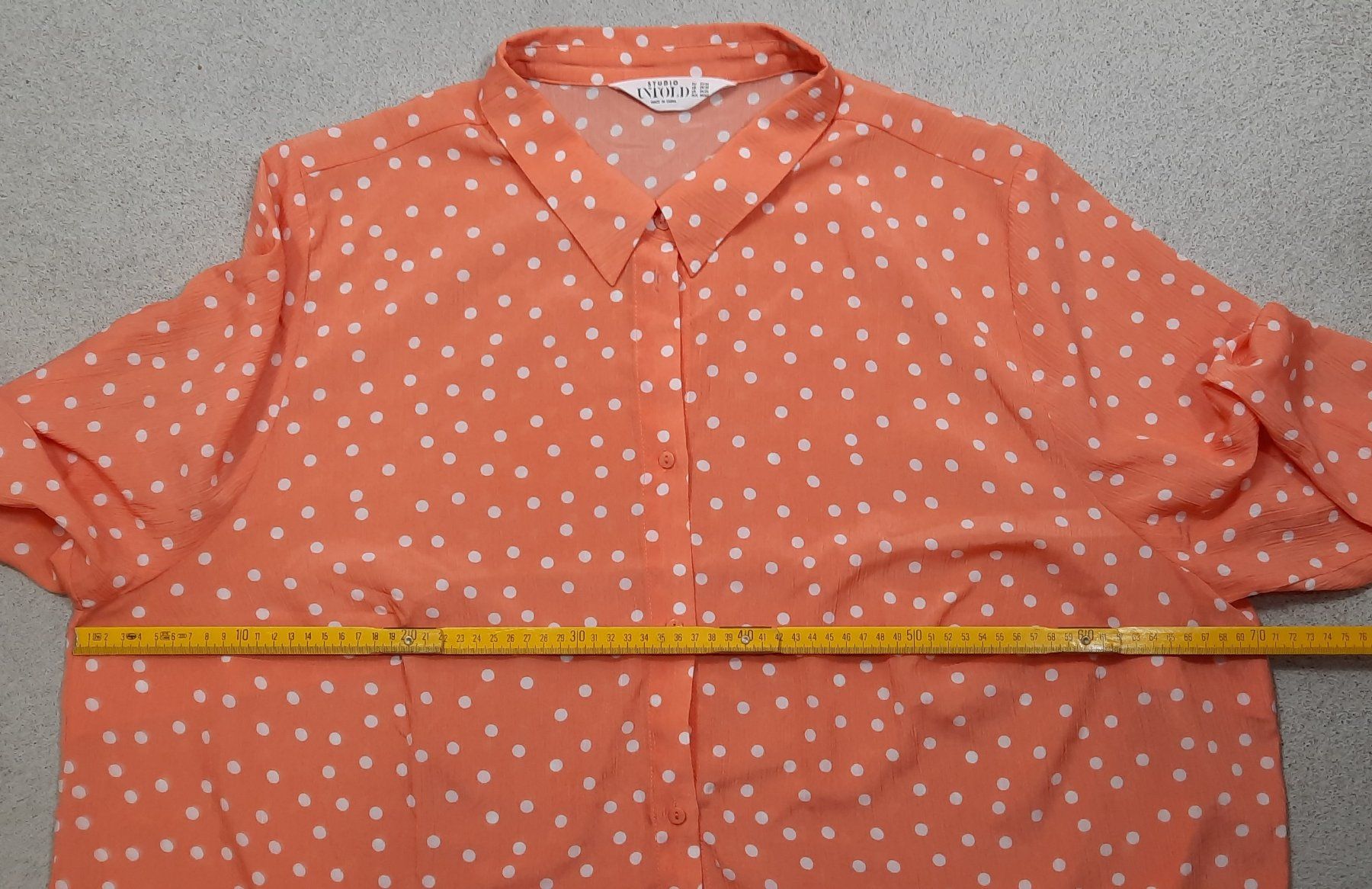 Camicette: STUDIO UNTOLD Damen Polka-Dot Bluse Orange Gr. 54/56 – Nuovo (secondo la descrizione) da Seuzach venduto da VT-Collections2 4