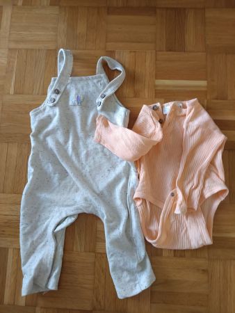 Herbst/Winter Babykleidung (Strampler, Body, Pulli) Gr. 68