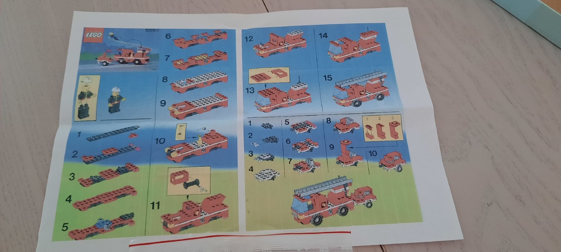 Lego Giocattoli: LEGO 6593 Feuerwehrauto – Usato da Engelburg venduto da Clictop 1