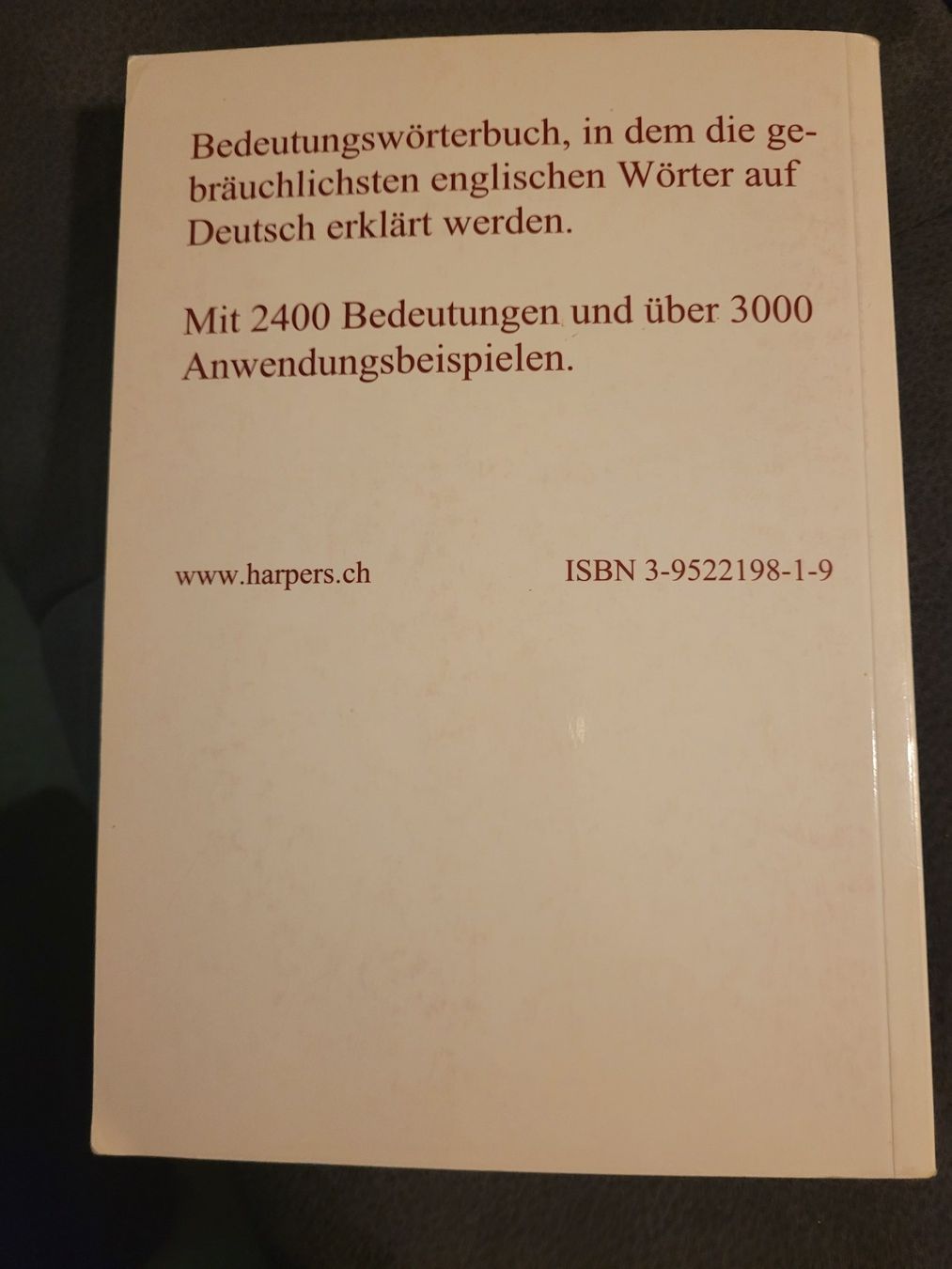 Libri: Harper's Basic English - Deutsch – Nuovo (secondo la descrizione) da Effretikon venduto da donjuan105 1